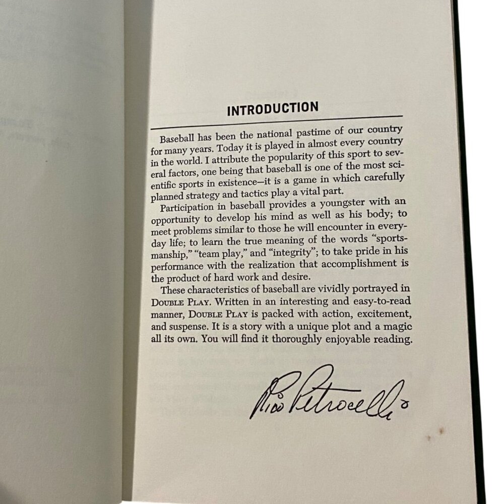 Double Play Hardcover Book Stephen R Lewinstein Baseball Sports Boys Young Adult - Picture 6 of 9